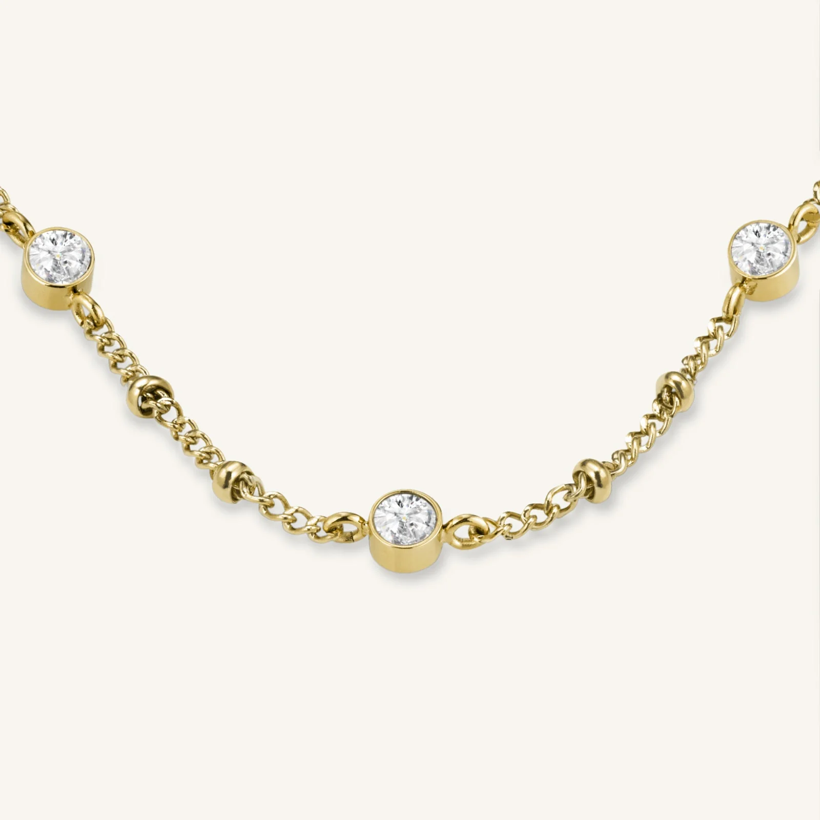 Multi Crystal Necklace - Image 3