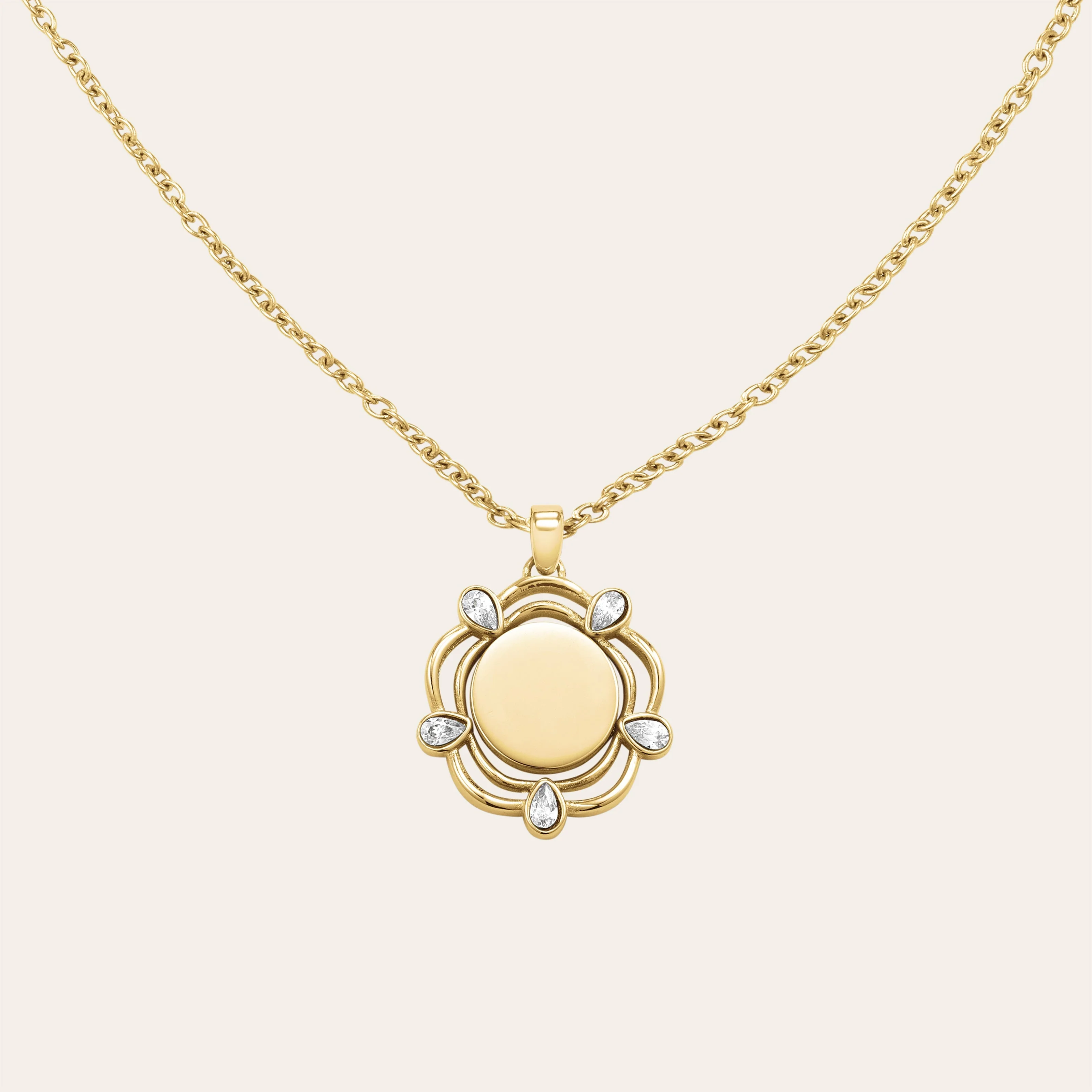 Coin Drop Necklace