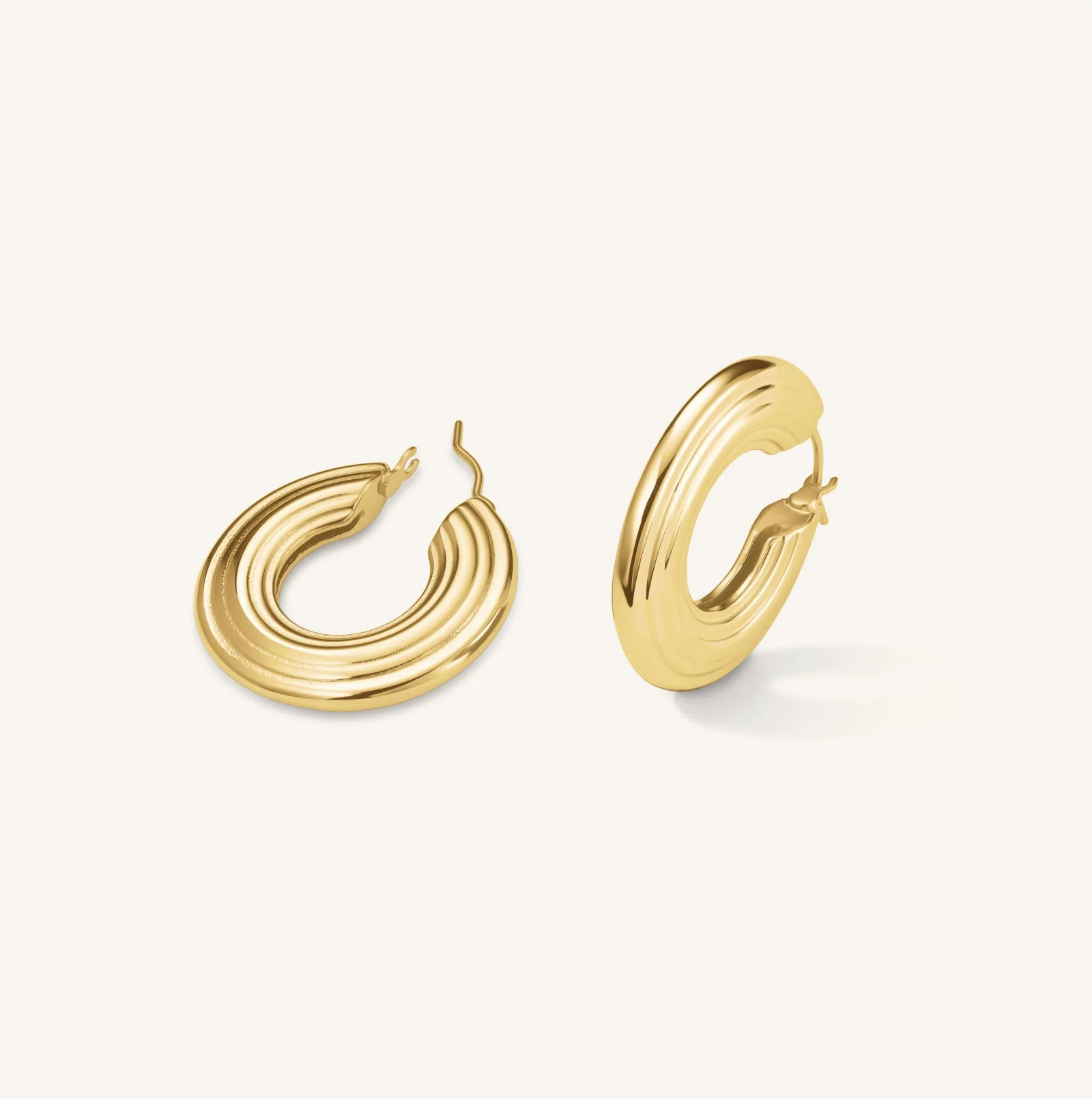 Flat Striped Hoops - Image 3