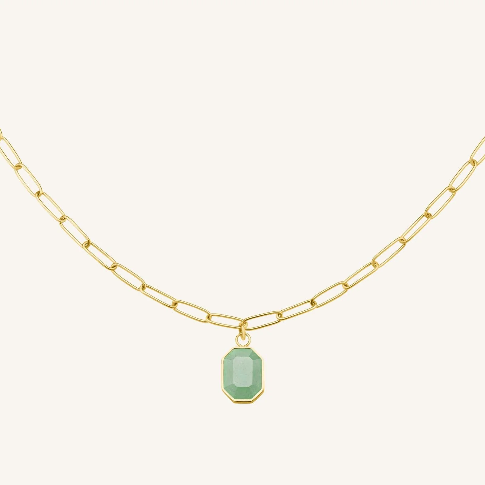 Geometric Jade Necklace