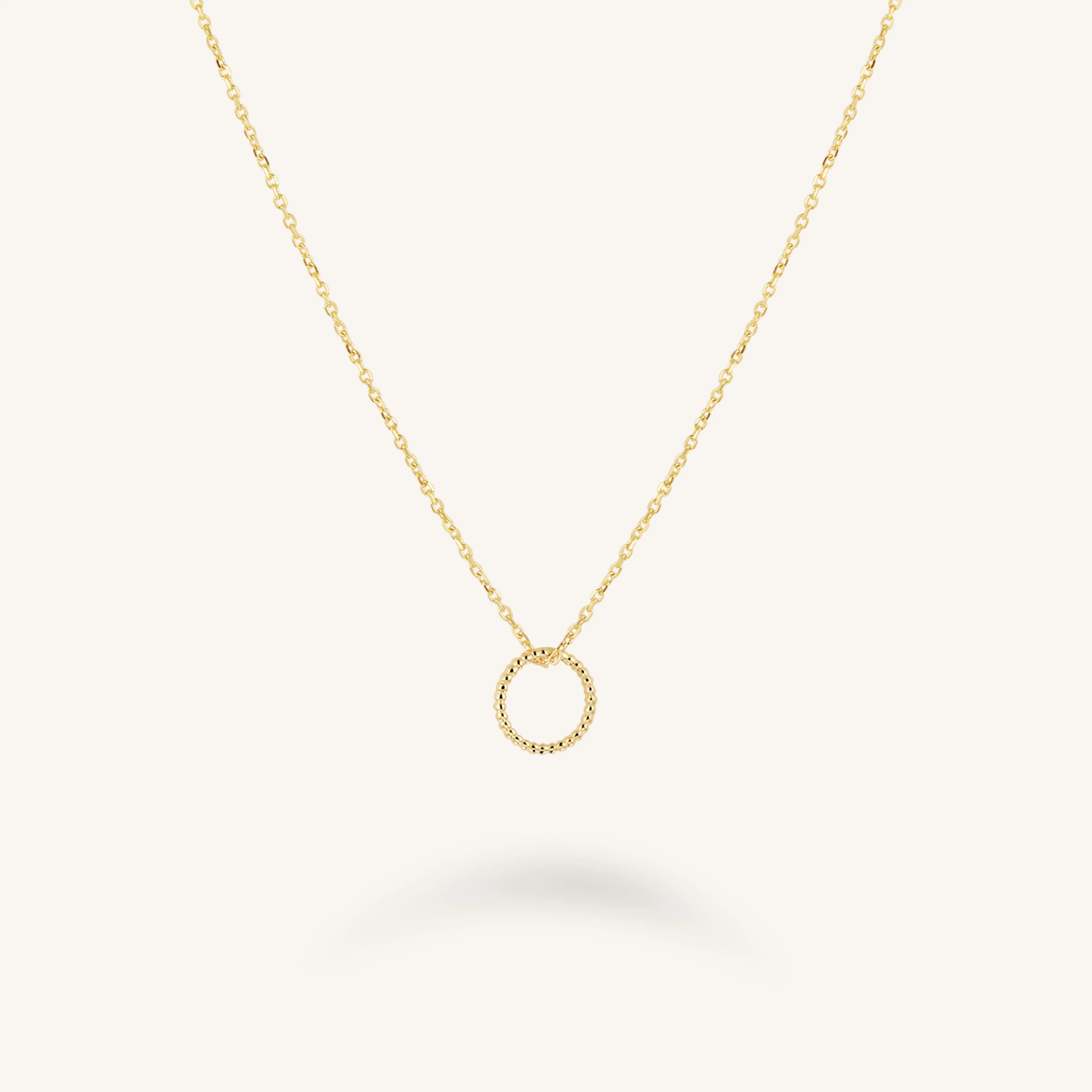 Hallow Coin Necklace