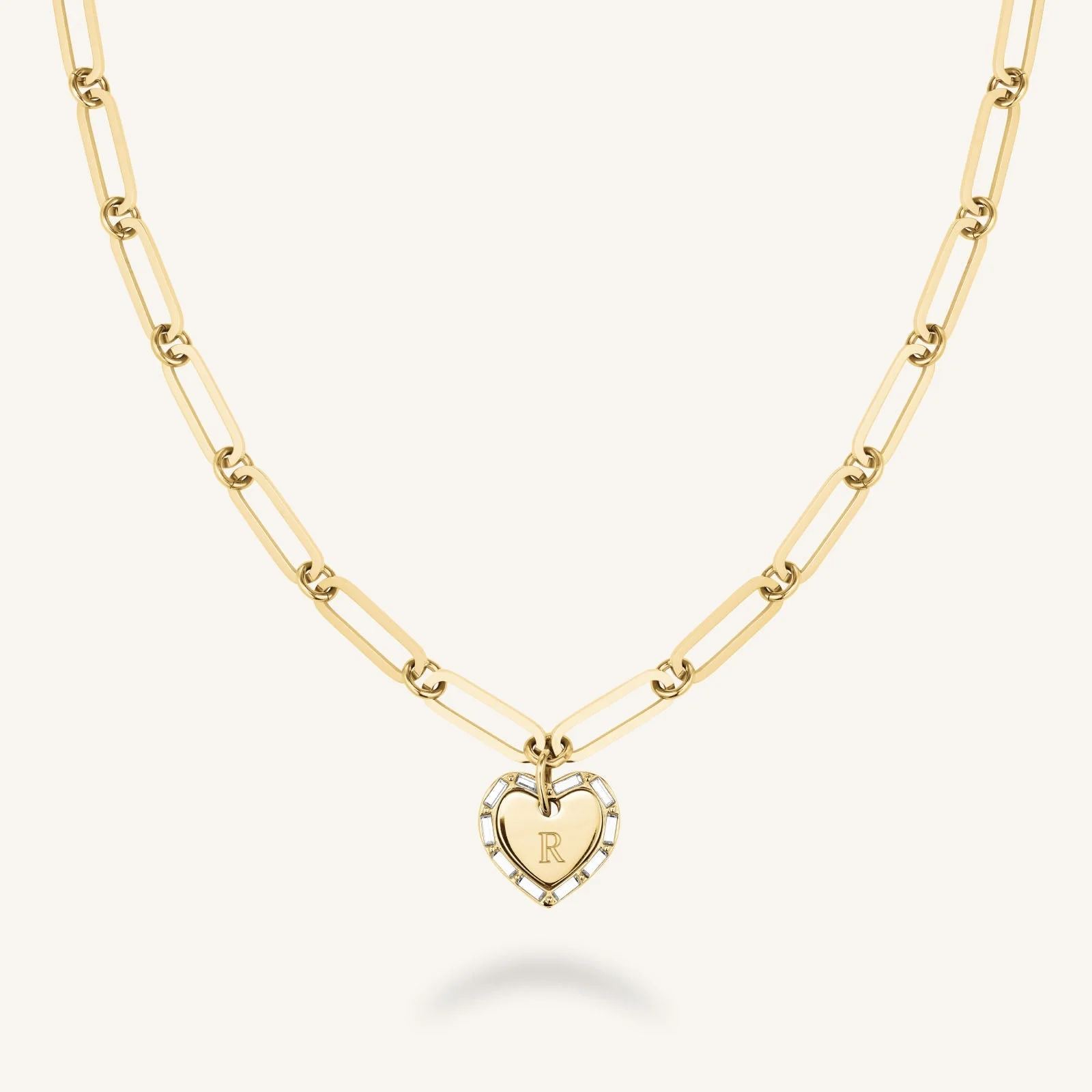 Heart Baguette Necklace - Image 2
