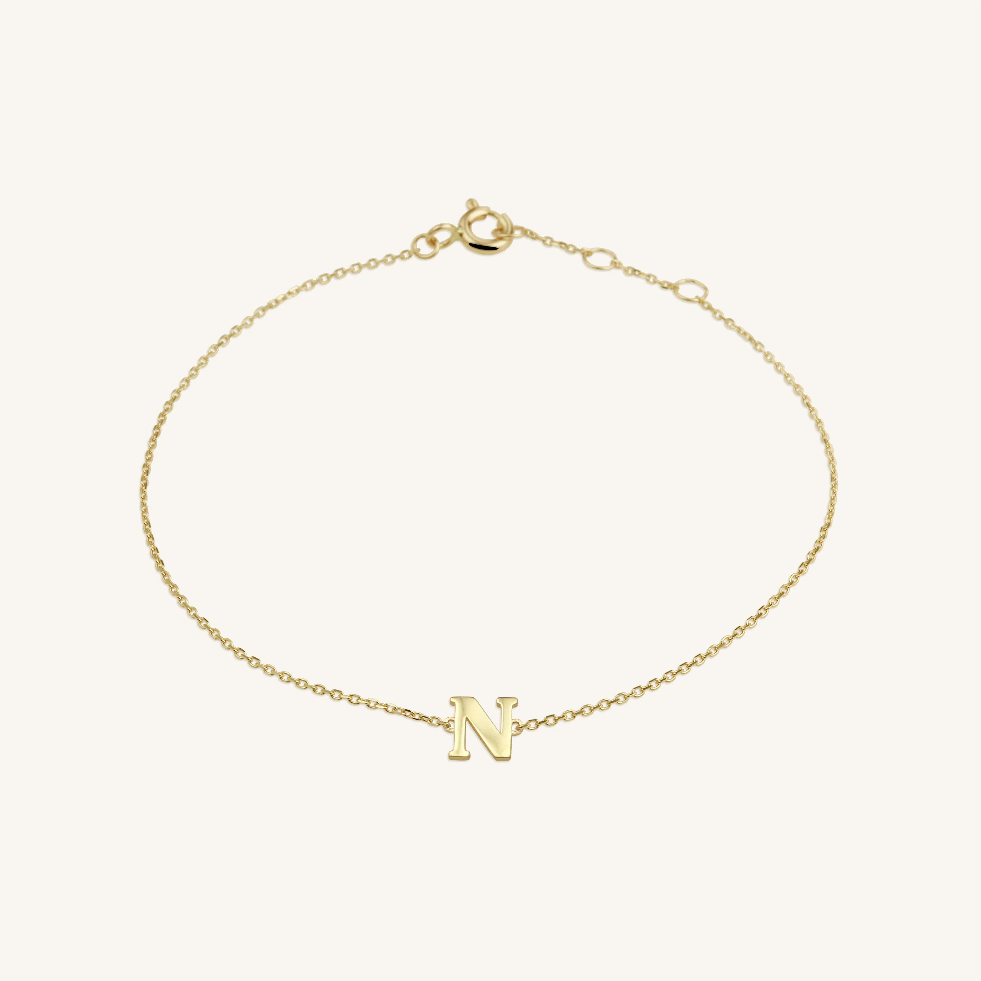 Initial Bracelet N