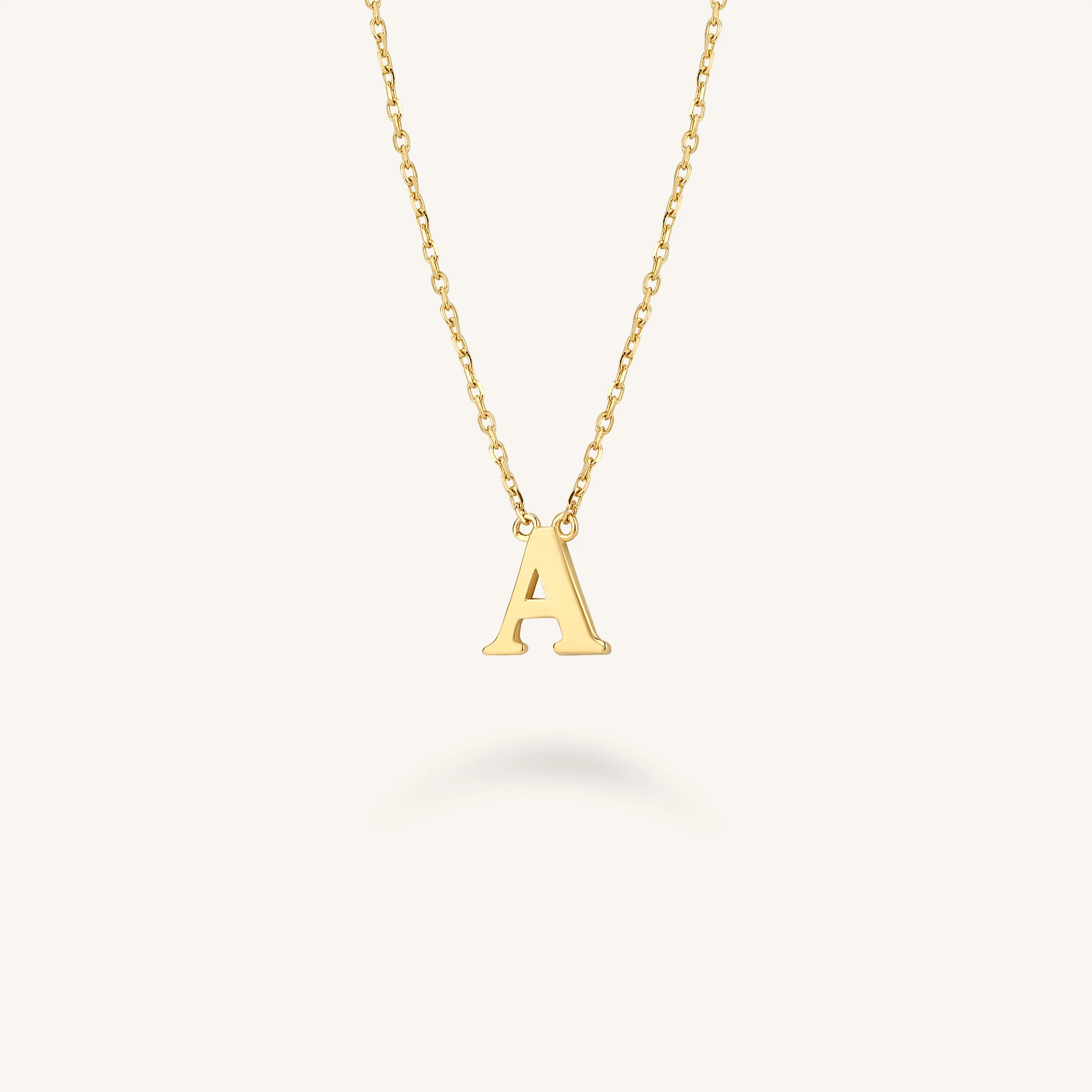 Initial Necklace A