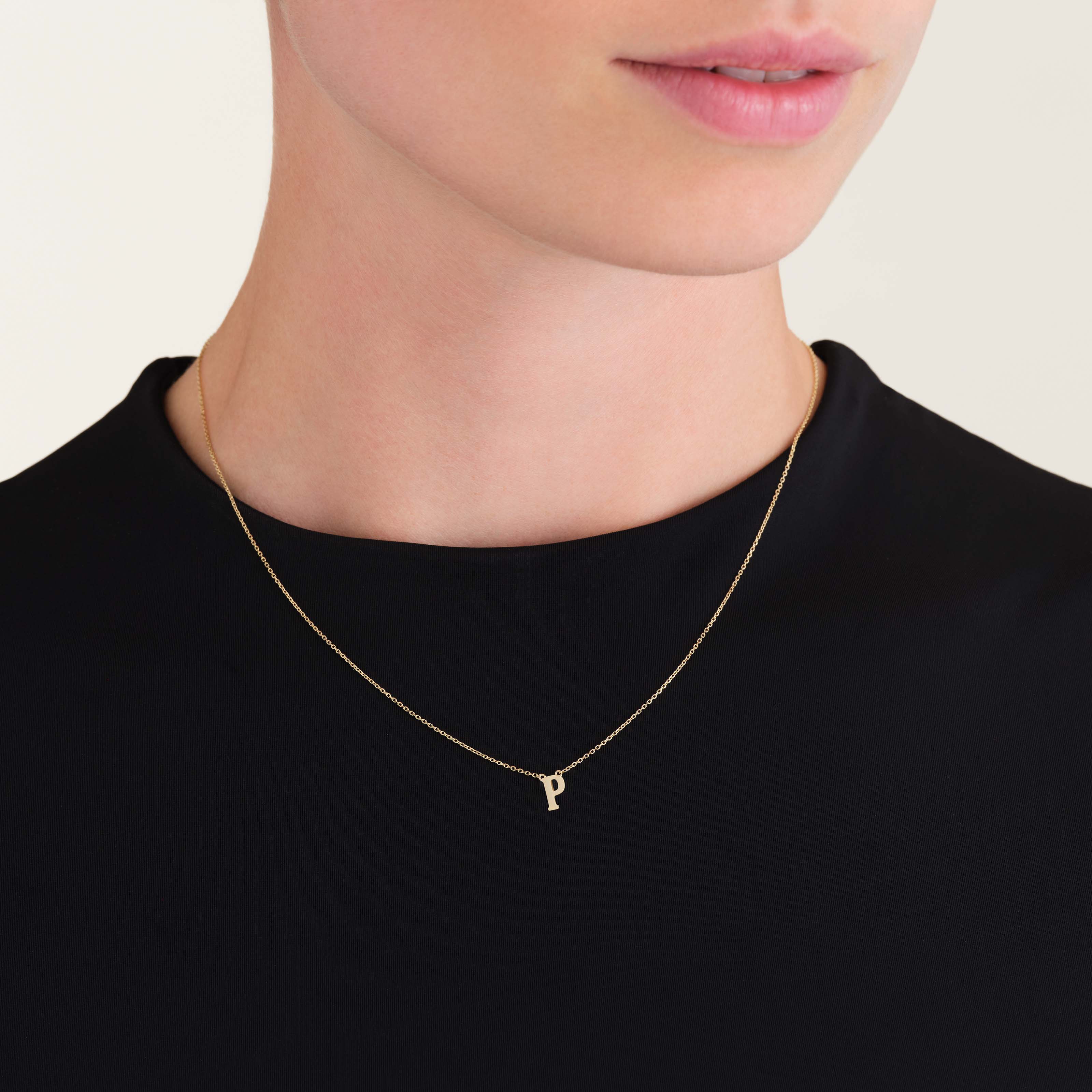 Initial Necklace P - Image 2