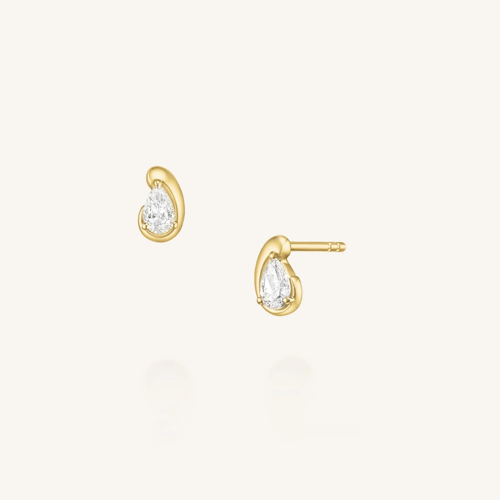 Luna Pear Studs