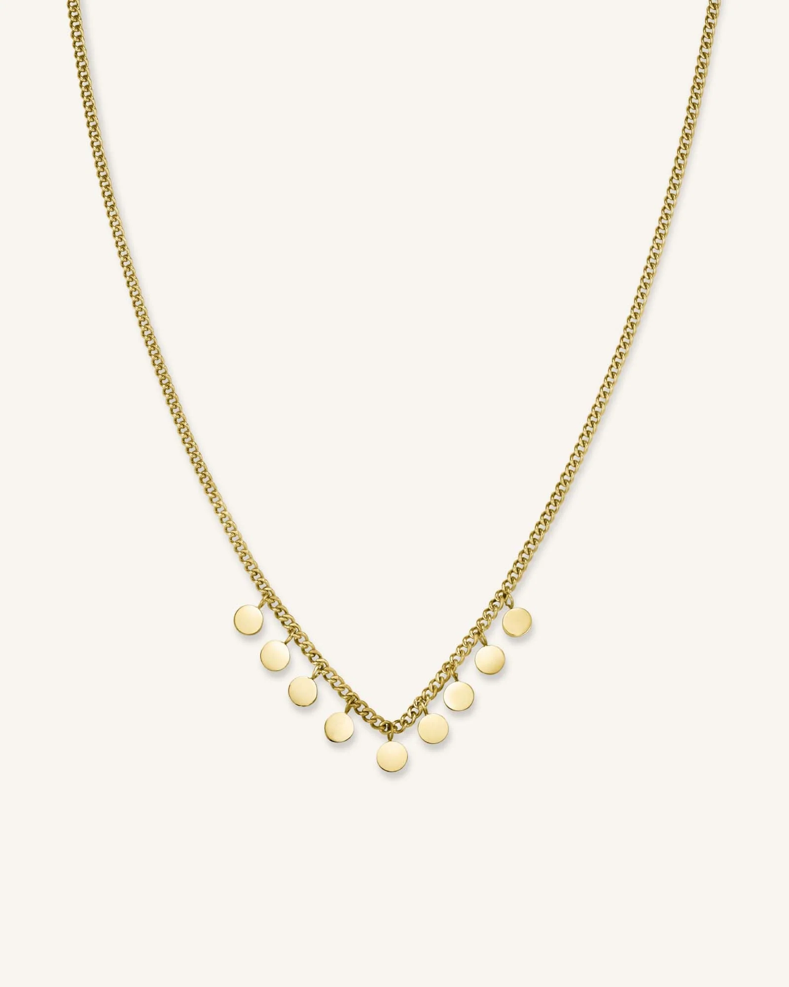 Necklace Multi Micro Coins