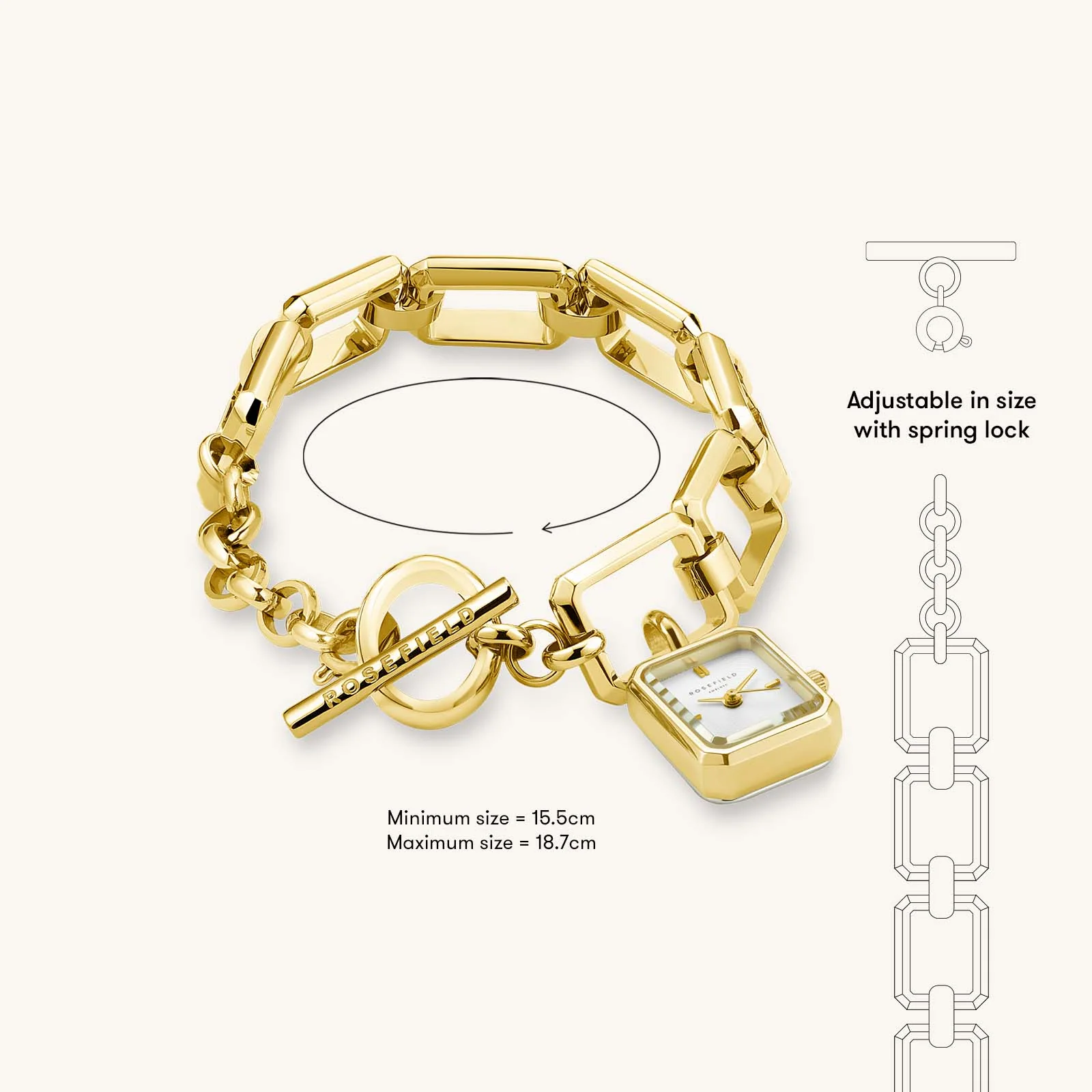 Octagon Chain - Engraved - Image 4