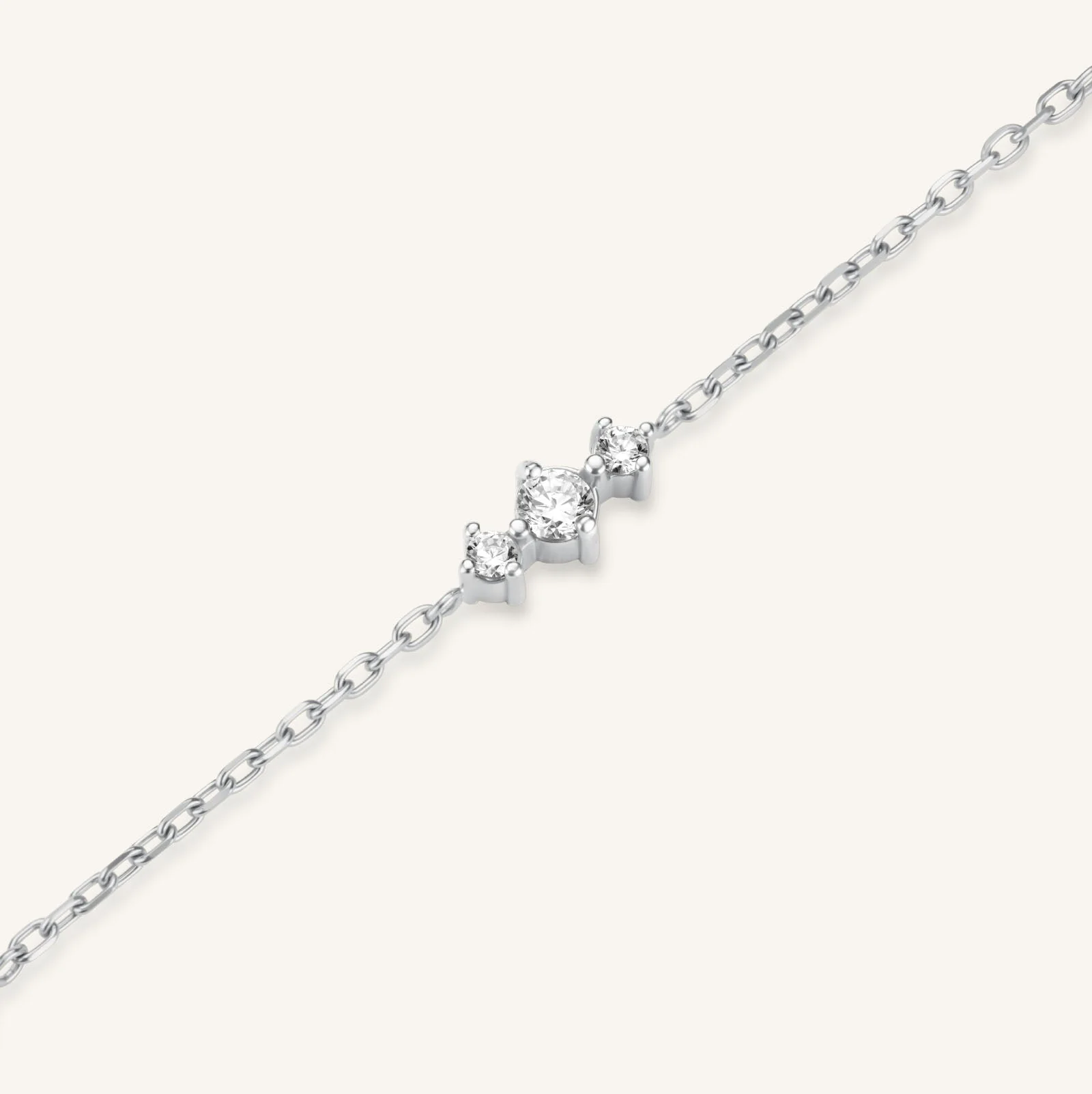 Triple Stones Necklace - Image 7