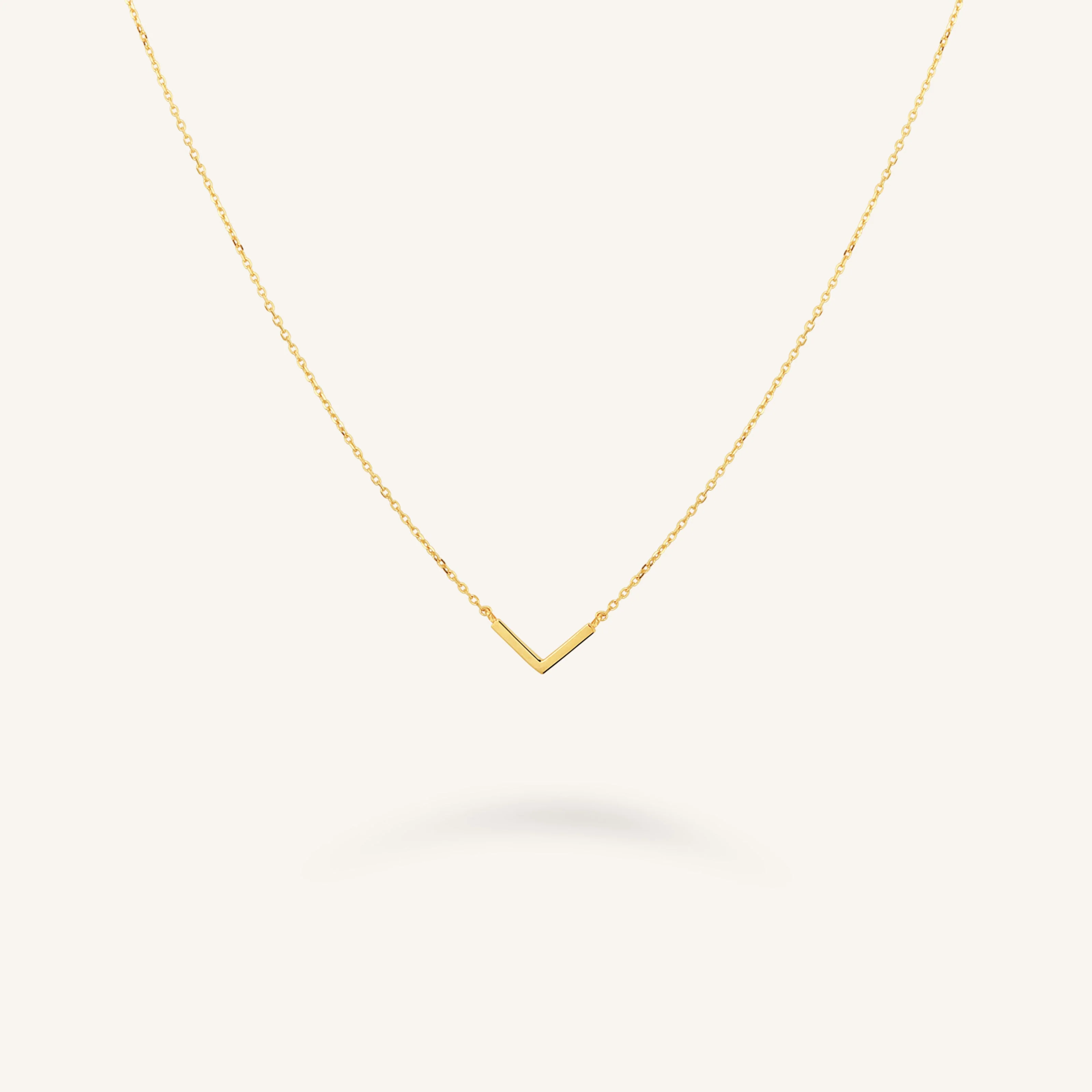 V Bar Necklace